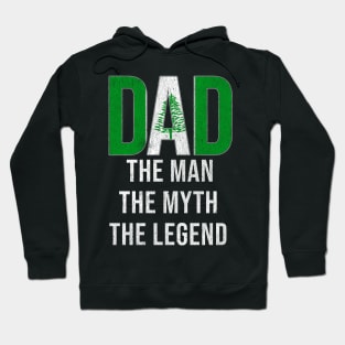 Niuean Dad The Man The Myth The Legend - Gift for Niuean Dad With Roots From Niuean Hoodie